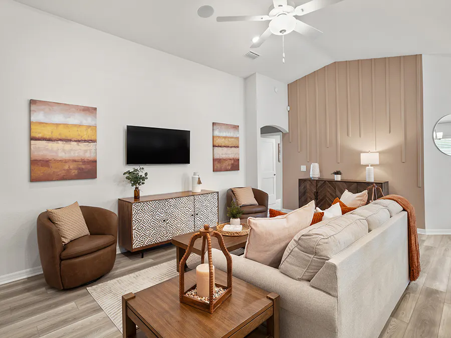 Florida new home with trending color paint